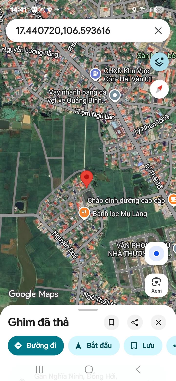 Đất ở Nghĩa Ninh, Đồng Hới 182m² giá 1.1 tỷ - Cơ hội đầu tư tuyệt vời!