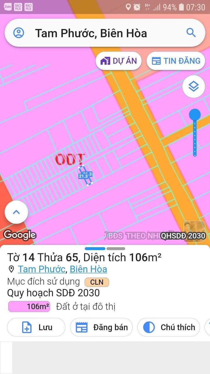 Đất nền Tam Phước Biên Hòa 105m² giá 680 triệu - Cơ hội đầu tư tuyệt vời!