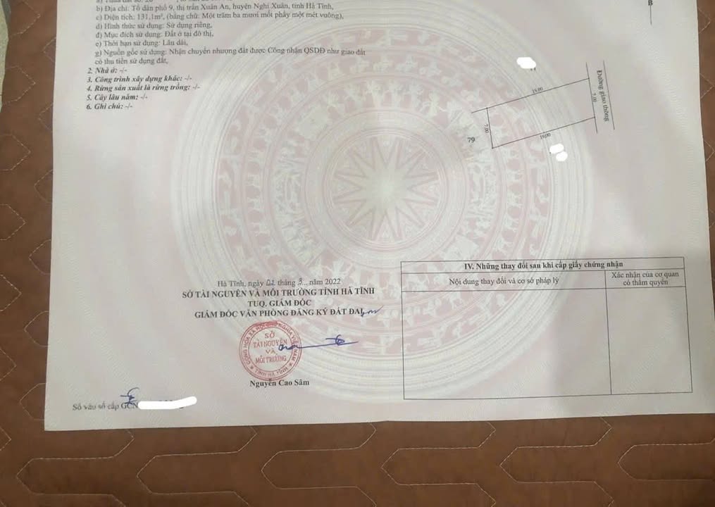 Đất thổ cư Xuân An 133m² giá 1.6 tỷ - Cơ hội đầu tư tuyệt vời!