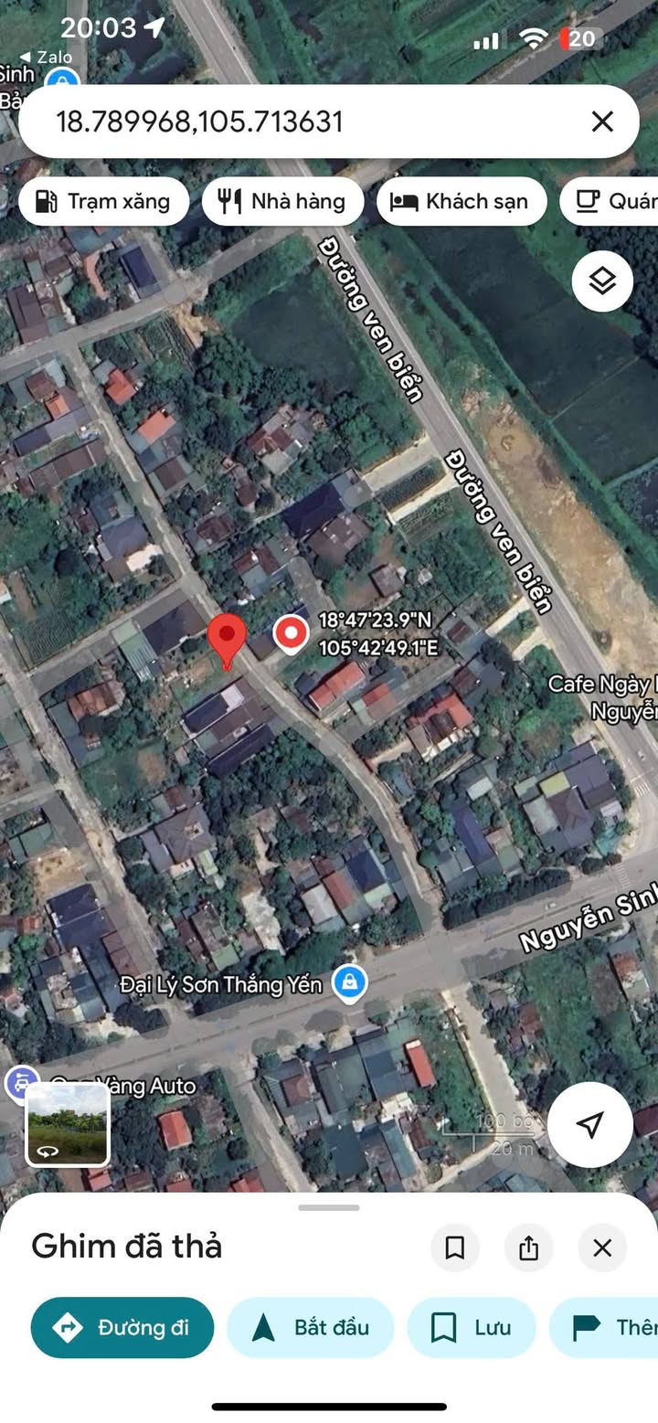 Bán đất lối 2 Nguyễn Sinh Cung, Cửa Lò - 165m² chỉ 3 tỷ - Đầu tư sinh lời ngay!