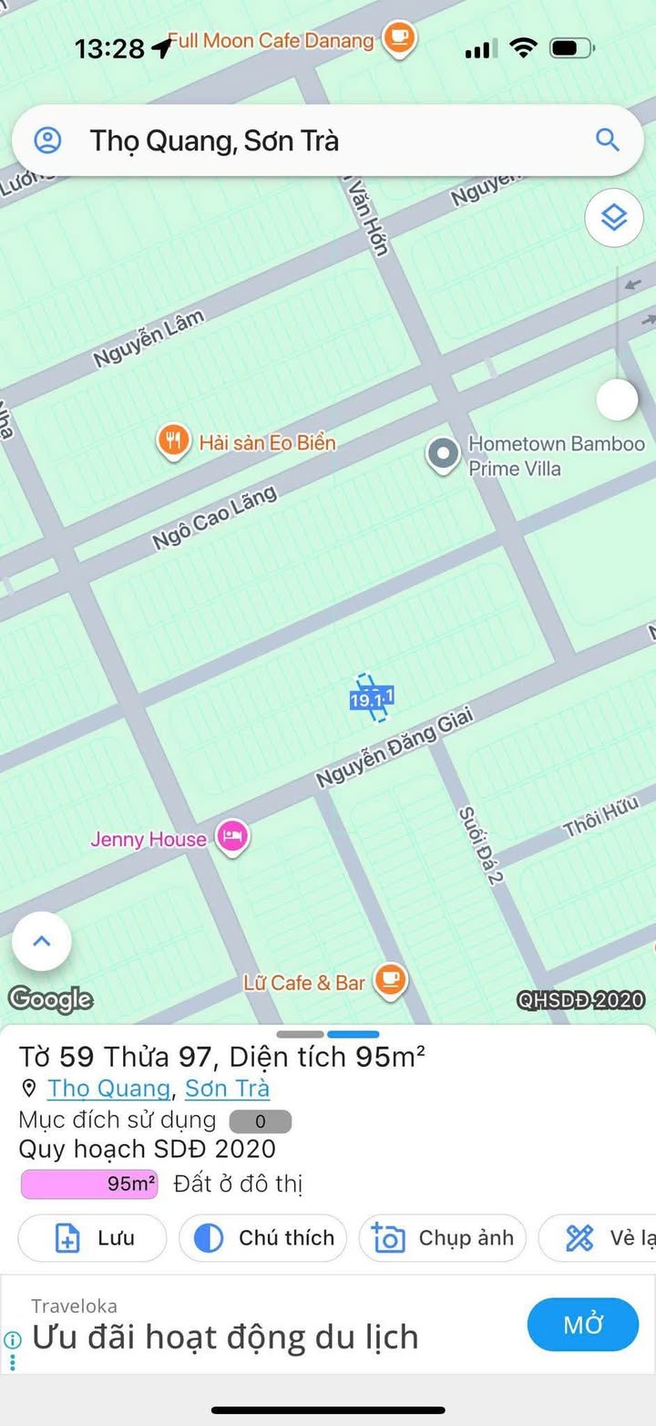 Đất nền mặt tiền đường Nguyễn Đăng Giai, Sơn Trà 95m² giá 13 tỷ - Tiềm năng du lịch vượt trội!