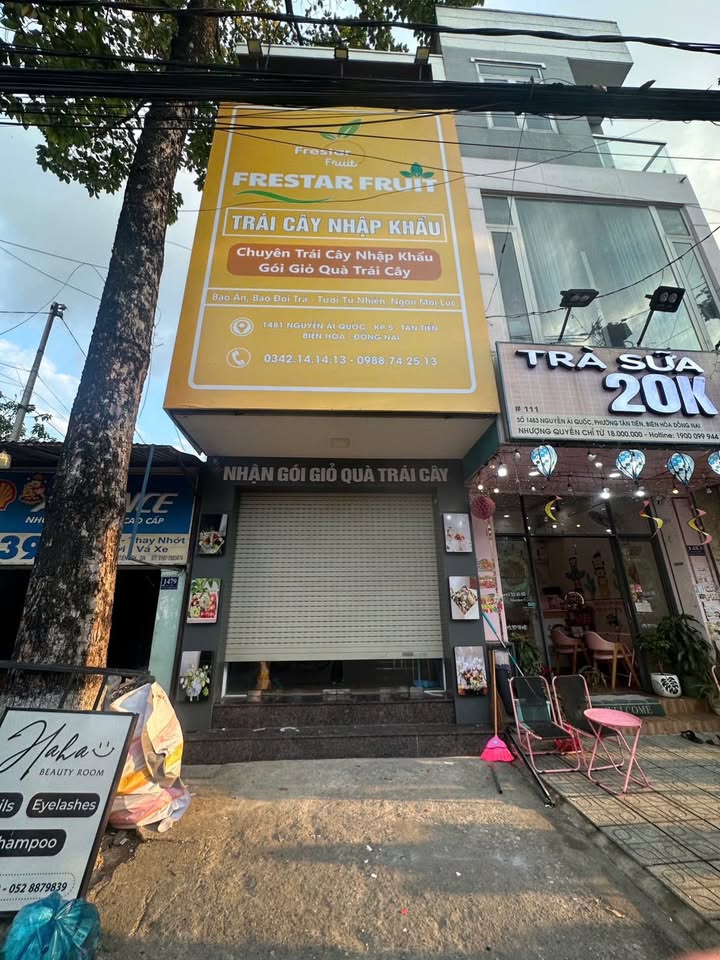 Cho thuê mặt bằng 1481 Nguyễn Ái Quốc, Tân Tiến, Biên Hòa 1 trệt 2 lầu - Kinh doanh thuận lợi!