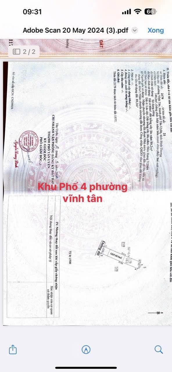 Đất nền 149m² phường Vĩnh Tân, Tân Uyên giá chỉ 1.499 tỷ - Cơ hội đầu tư tuyệt vời!