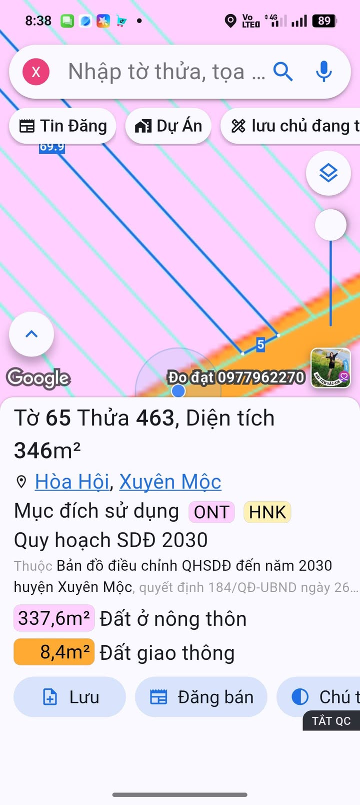 Đất nền Hòa Hội, Xuyên Mộc, 350m² giá chỉ 210 triệu - Sổ hồng riêng, nhanh tay sở hữu!