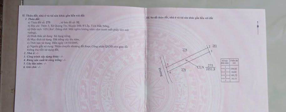 Đất nền thổ cư 360m² tại Quảng Tín, Đắk Nông - Cách quốc lộ 1km, chỉ 380 triệu!