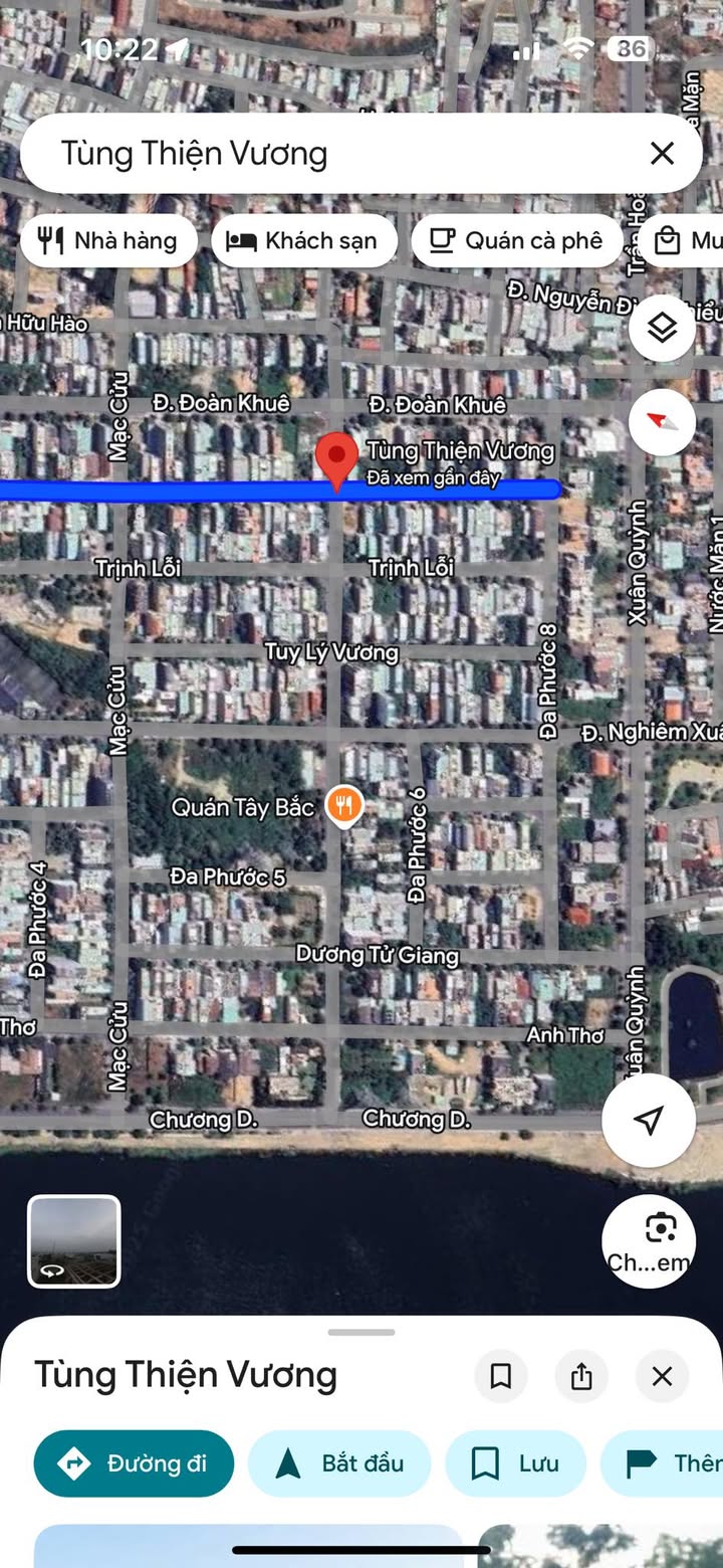 Đất nền cao tầng đường Tùng Thiện Vương, Đà Nẵng 195m² - Giá tốt cho nhà đầu tư!