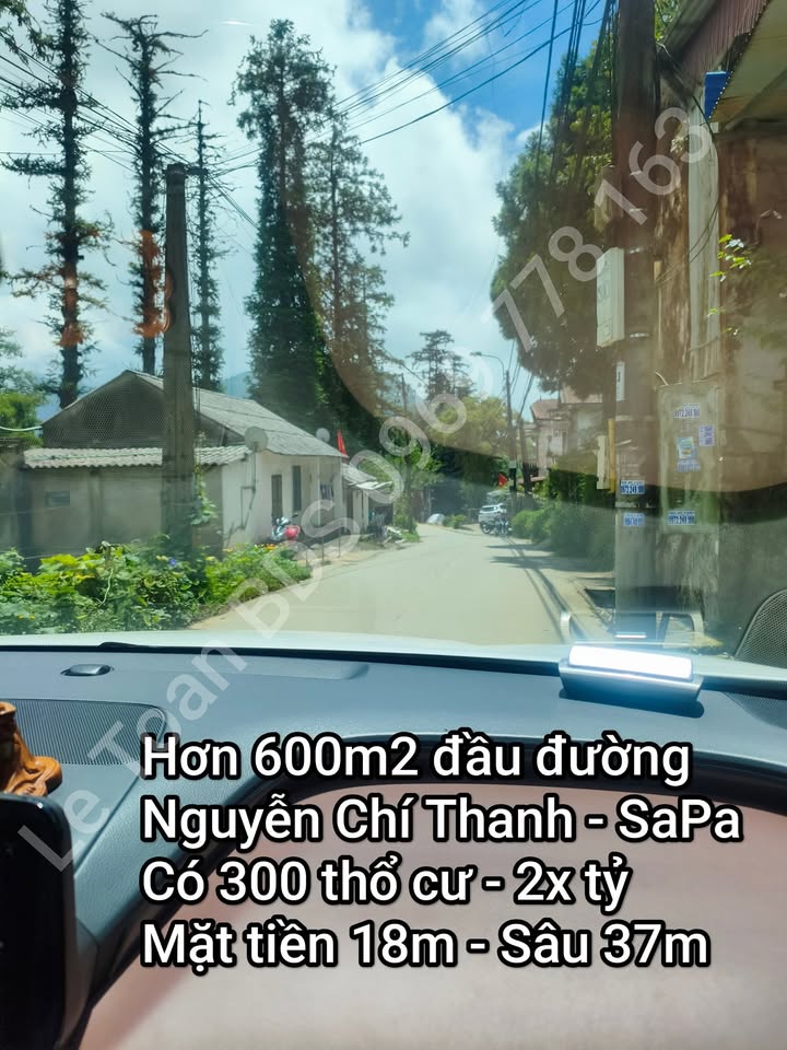 Nhà & đất đường Nguyễn Chí Thanh SaPa 300m² - Vị trí kinh doanh đắc địa!