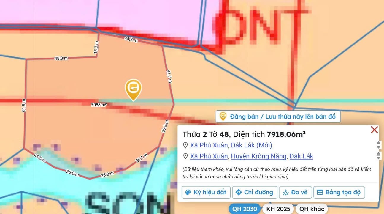 Đất nền Phú Xuân Krông Năng 8400m² giá chỉ 1.199 tỷ - Cơ hội đầu tư hấp dẫn!