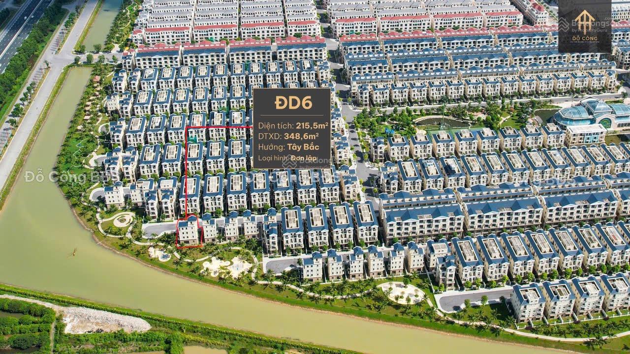 Biệt thự đơn lập góc Đảo Dừa 215.5m² giá 45 tỷ - View công viên tuyệt đẹp!