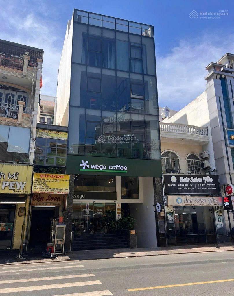 Tòa Nhà Cho Thuê MT 66 Út Tịch, Phường 4 - Diện Tích 490m², Hầm 5 Tầng, Thiết Kế Hiện Đại