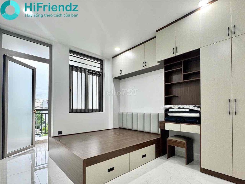 Căn studio cho thuê tại KDC T30, Bình Chánh 20m² giá 3.5 triệu - Nội thất sang trọng 100%!