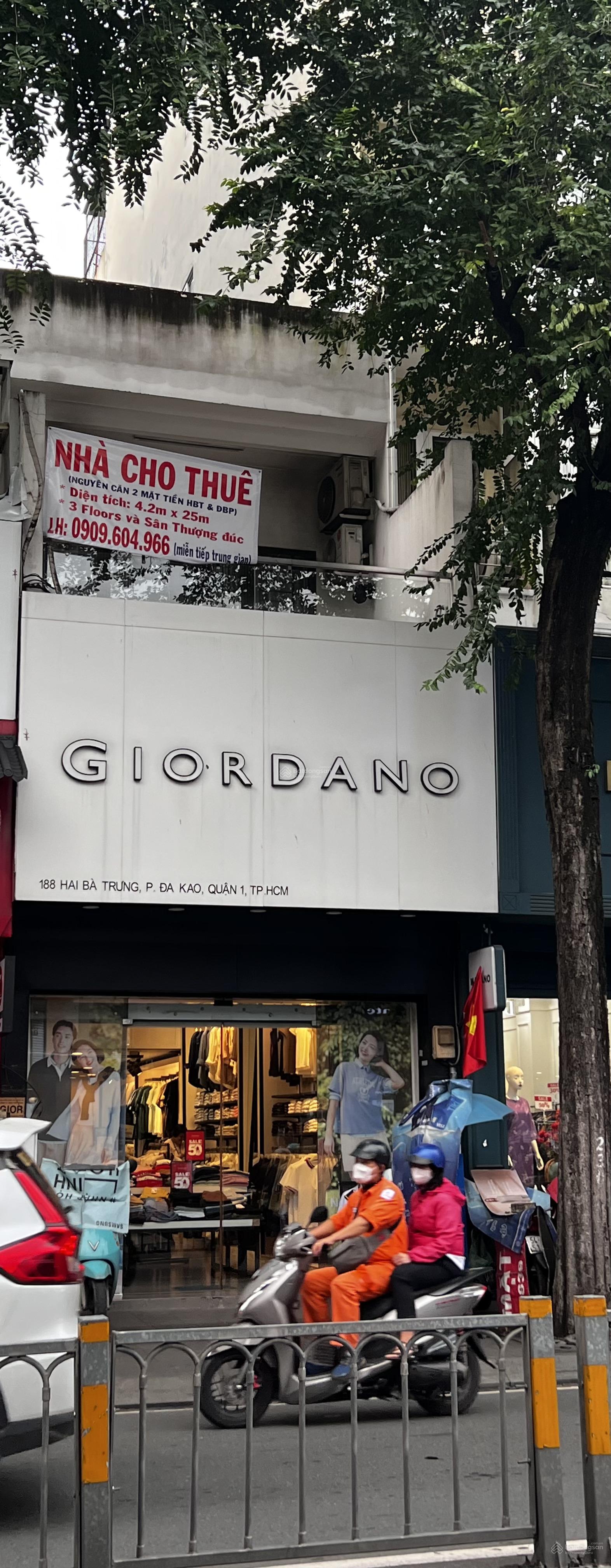 Nhà phố cho thuê tại đường Hai Bà Trưng, Quận 1 - Diện tích 105m², Kinh doanh sầm uất!