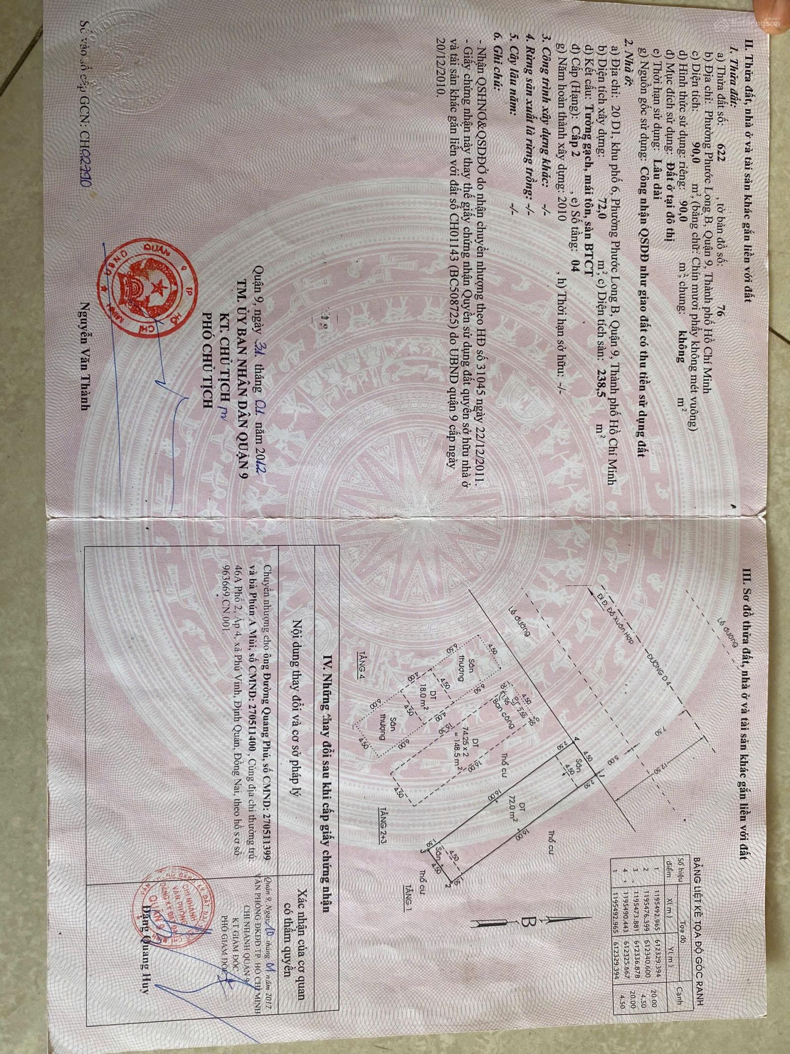 Nhà cho thuê nguyên căn Q9 mặt tiền đường Đỗ Xuân Hợp 90m² - Giá ưu đãi chỉ 18 triệu!