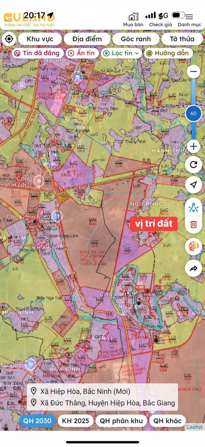 Đất nền lô góc 2 mặt tiền khu phố Ngọ Phúc, Hiệp Hòa 90m² - Giá sốc chỉ 700 triệu!