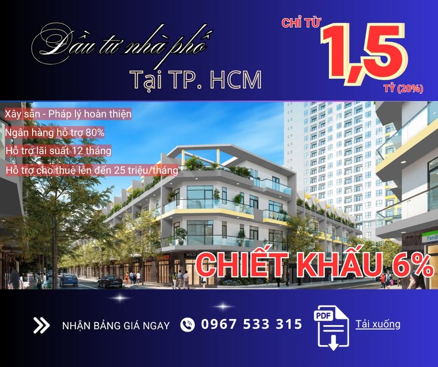 Shophouse Đông Hòa Dĩ An 120m² giá 1.5 tỷ - Sở hữu ngay với nhiều ưu đãi!