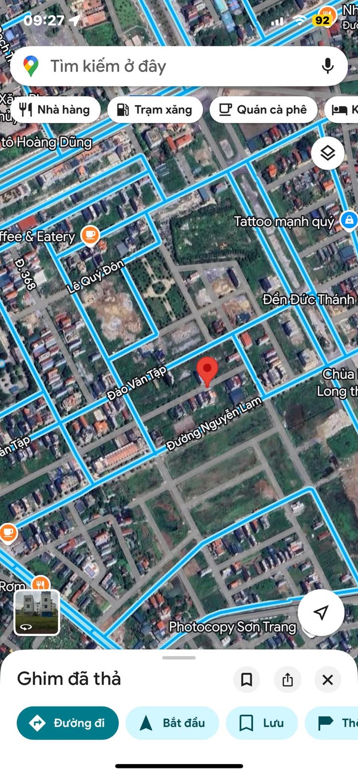 Đất nền Liêm Chính Phủ Lý 92.5m² - Hướng Nam, sổ đỏ chính chủ