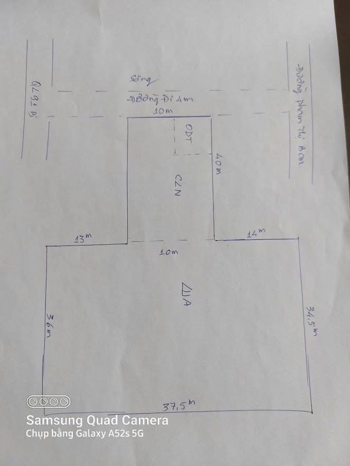 Đất thổ cư Thới An Đông, Cần Thơ 1667m² giá 3.55 tỷ - Mặt tiền view sông thoáng mát!
