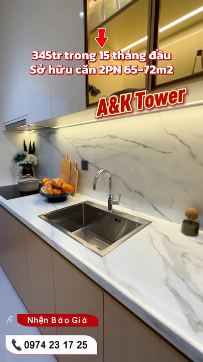 Căn hộ A&K Tower 68m² giá 2.3 tỷ - Cơ hội đầu tư tuyệt vời!