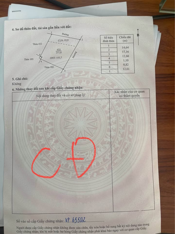 Đất nền Thôn Hàm Rồng, xã Phú Lộc 211m² giá 1 tỷ - Cách đường Bái Đính chỉ 20m!