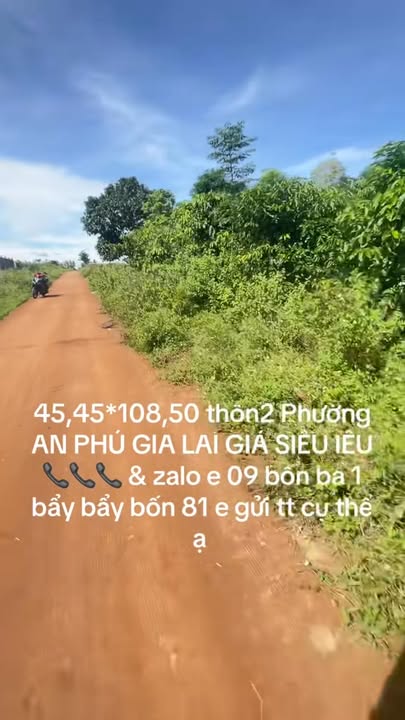 Đất nông nghiệp 5 sào An Phú, Pleiku giá 2 tỷ - Đầu tư sinh lời ngay!