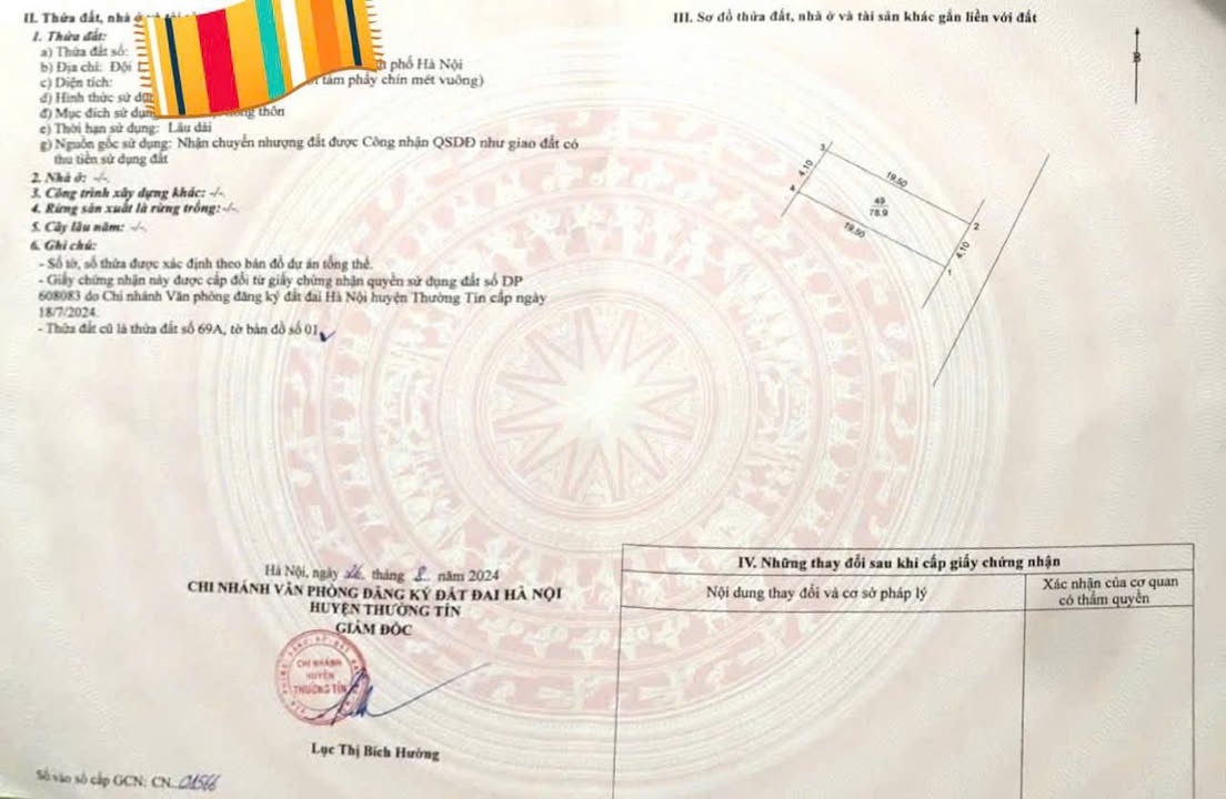 Đất nền Chương Dương 78m² giá 4.73 tỷ - Đường ô tô vào tận nơi!