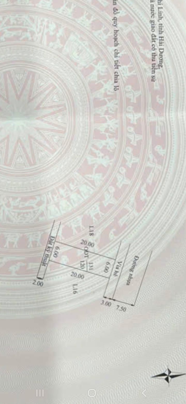 Đất nền KDC Mật Sơn Chí Linh 120m² giá 4 tỷ - Cơ hội đầu tư sinh lời!