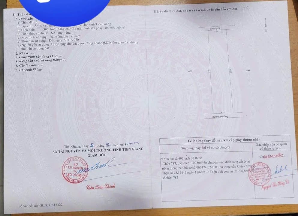 Đất nền mặt tiền hẻm kỹ thuật Nguyễn Công Bình, Mỹ Tho 288m² giá 2.9 tỷ - Đầu tư sinh lời ngay!