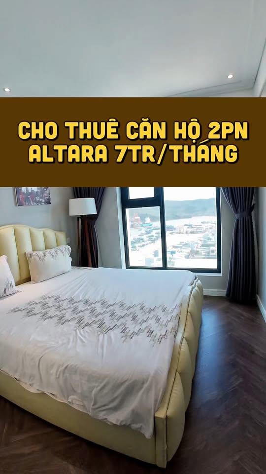Căn hộ 2PN Altara Quy Nhơn 7 triệu - View biển tuyệt đẹp, Full nội thất!