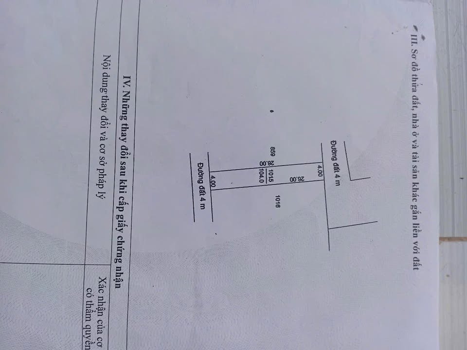 Đất thổ cư Hiệp Ninh Tây Ninh 104m² giá 1.05 tỷ - Gần đường Huỳnh Tấn Phát!