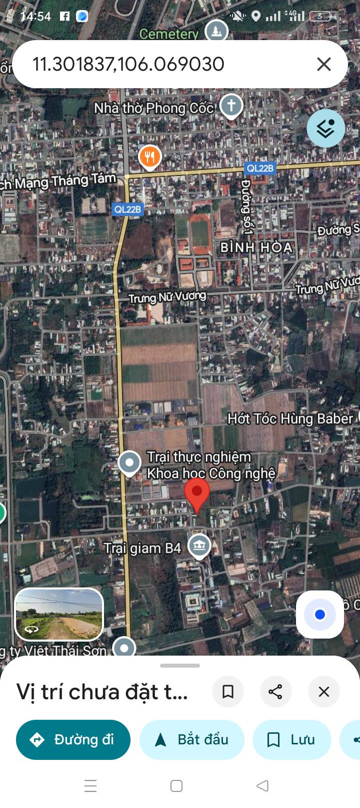 Đất thổ cư ấp Bình Hòa, xã Thái Bình, 324m² giá 600 triệu - Gần Quốc lộ 22B!