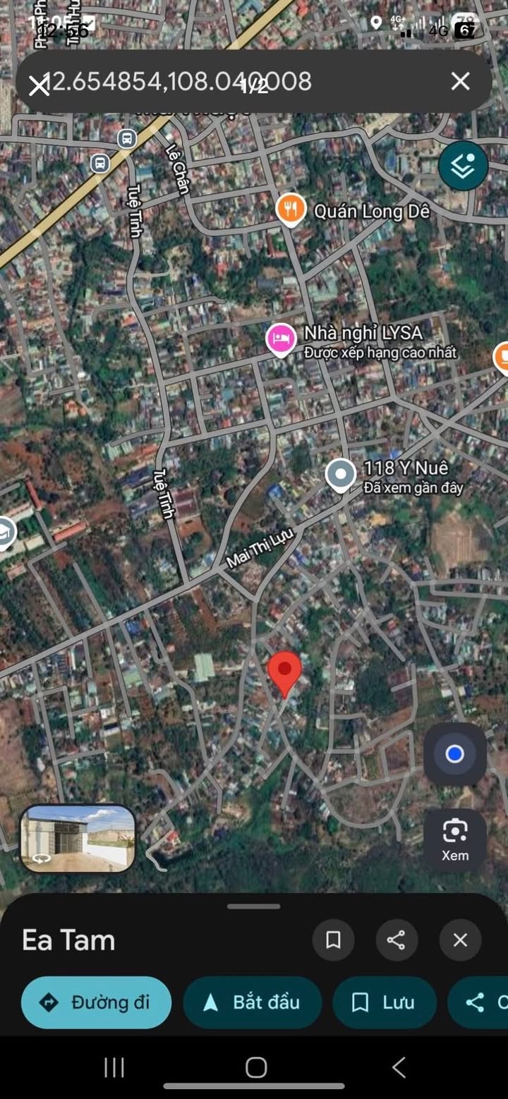 Đất nền liền kề Hẻm 118 Y Nuê, 41m² giá chỉ 890 triệu - Sổ đỏ chính chủ!