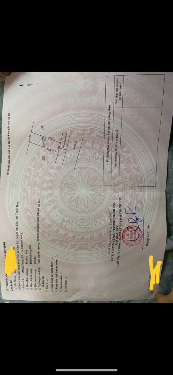 Đất nền đường 7, xã Xuân Lộc, Hậu Lộc, 200m² - Hướng Nam, giá thỏa thuận!