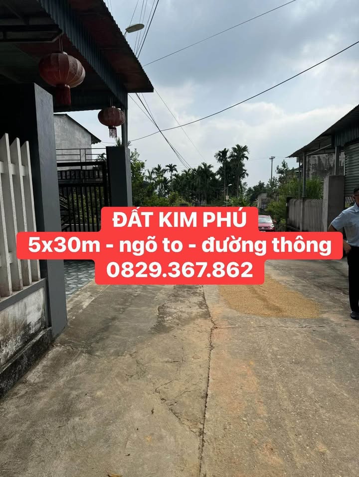 Đất Kim Phú Tuyên Quang 150m² giá 1 tỷ - Đường to ngõ thông, chính chủ bán!