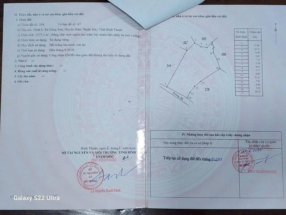 Farm Hồng Sơn Hàm Thuận Bắc 9 sào giá 540 triệu - Đầu tư sinh lời ngay!