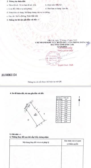 Đất nền chính chủ 680.5m² tại xã Ea Drông, giá 6.8 tỷ - Sổ đỏ, thương lượng tốt!