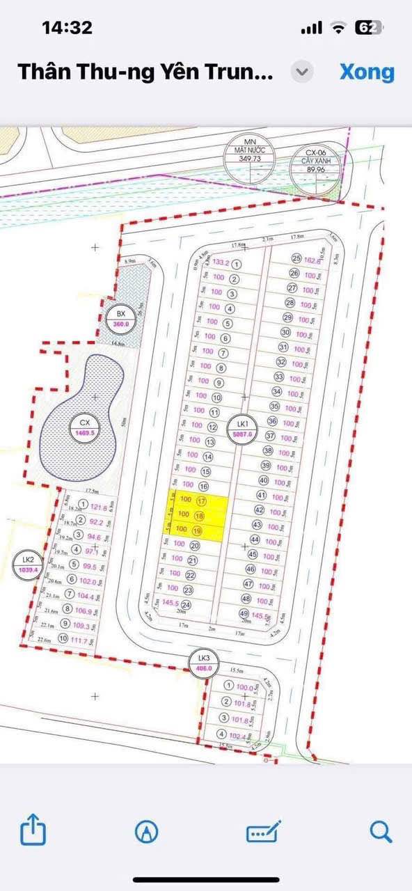 Đất nền Yên Trung, Yên Phong 100m² giá 2.5 tỷ - Đối diện hồ điều hòa, không lỗi!