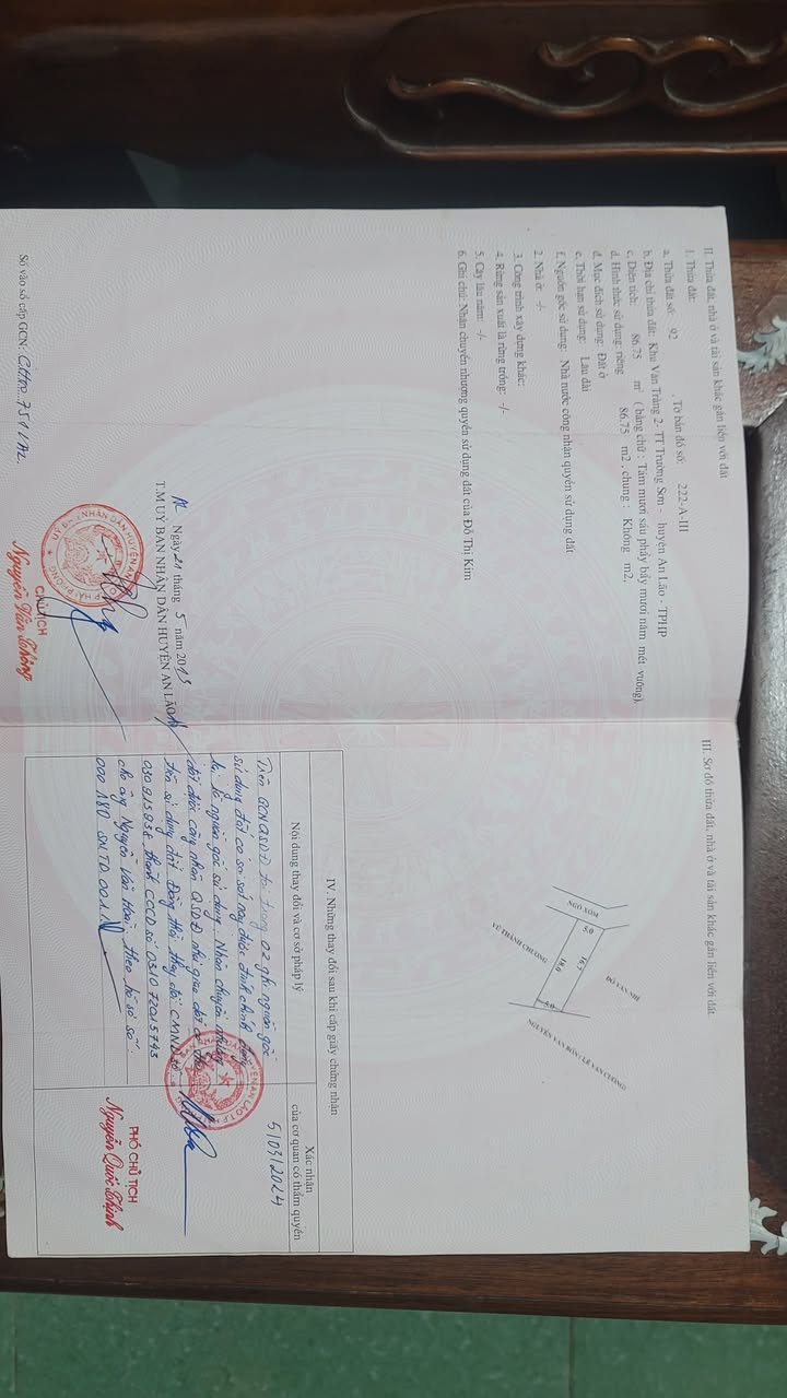 Đất nền đường Nguyễn Trọng Hòe, Trường Sơn 86m² giá 900 triệu - Pháp lý rõ ràng!