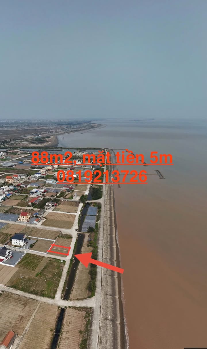 Đất nền Quất Lâm 88m² giá thấp hơn thị trường - Đối diện bãi tắm chính!