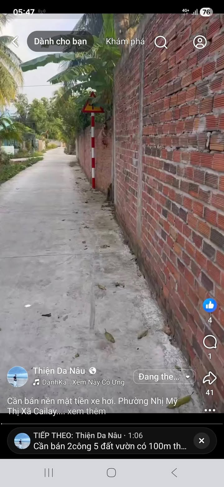 Đất nền mặt tiền Nhị Mỹ, Cai Lậy 320m² giá 1.5 tỷ - Đầu tư sinh lời tốt!