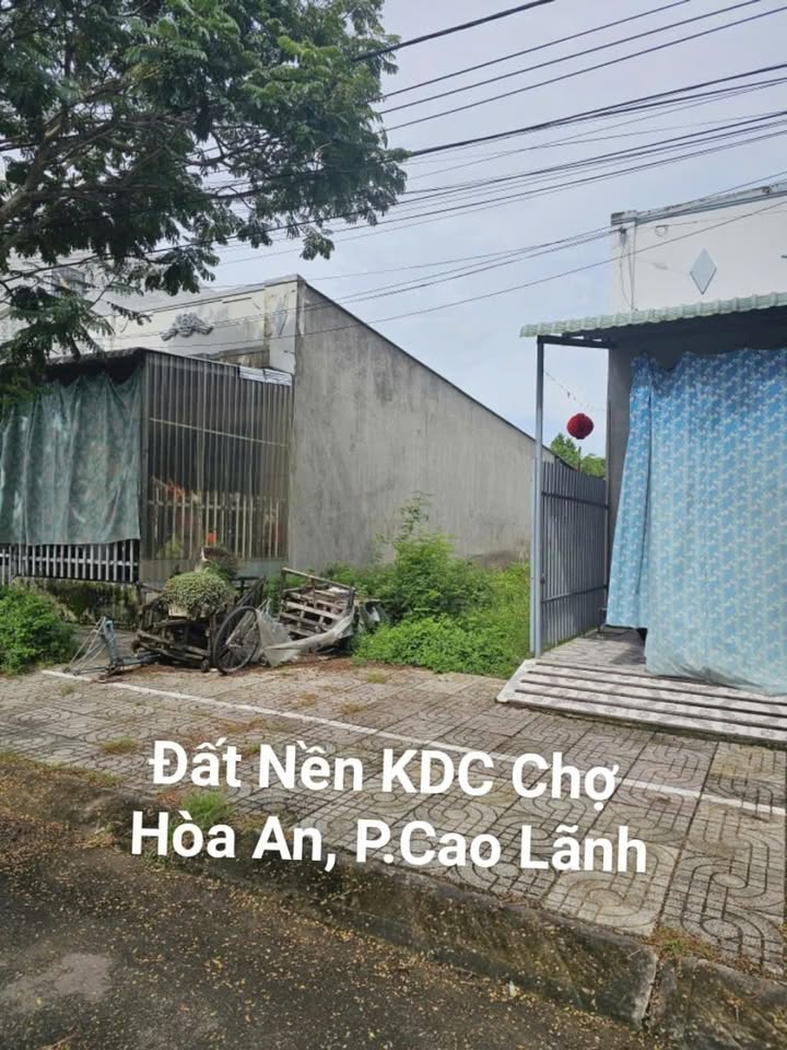 Đất nền mặt tiền KDC Chợ Hòa An, Cao Lãnh 105m² - Giá tốt, đầu tư sinh lời!