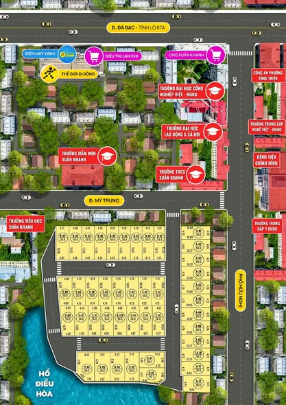 Đất nền 50m² tại Khu Xuân Khanh, Sơn Tây chỉ 1,8 tỷ - Đầu tư sinh lời hiệu quả!