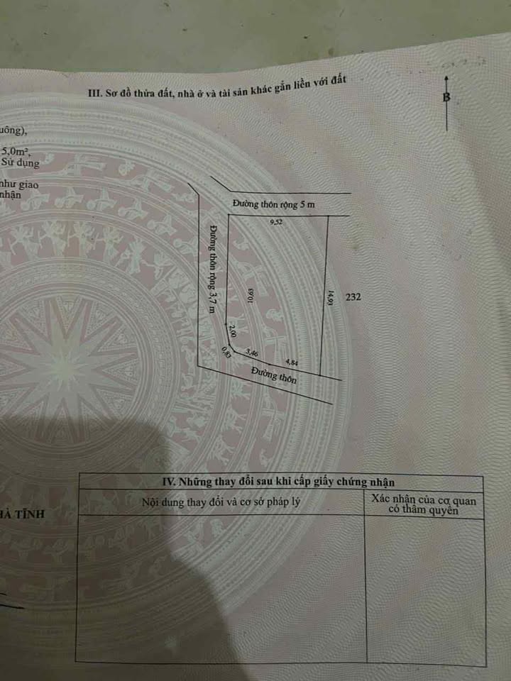 Đất thổ cư Lộc Hà 129.6m² giá chỉ 500 triệu - Cơ hội đầu tư tuyệt vời!