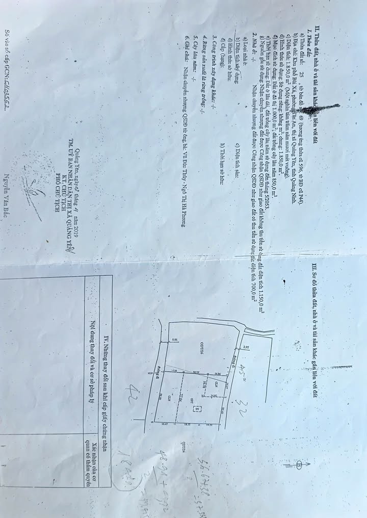 Đất nền Tân An, Quảng Yên 1850m² - Siêu phẩm cho các nhà đầu tư!