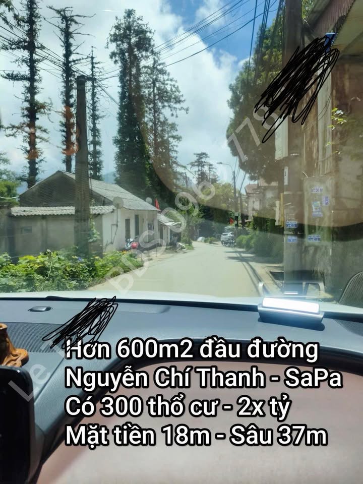 Đất nền trung tâm Sa Pa 600m² giá 20 tỷ - Cơ hội đầu tư du lịch hiếm có!