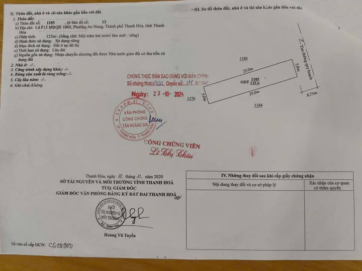 Đất nền 125m² phường Đông Quang, Thanh Hóa - Sổ đỏ chính chủ, giá chỉ 2 tỷ!