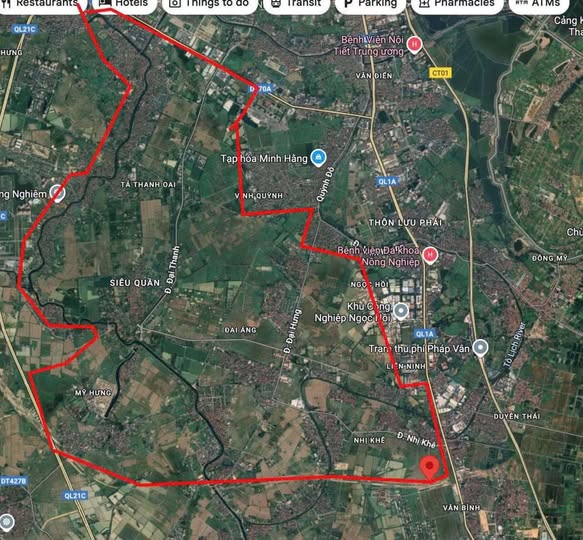 Đất thổ cư Tả Thanh Oai 46m² giá chỉ 3 tỷ - Pháp lý sổ đỏ đầy đủ!