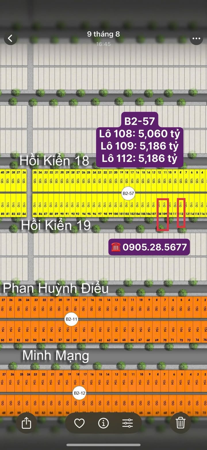 Đất dự án Hói Kiểng Đà Nẵng 105m² giá từ 5 tỷ - Cơ hội đầu tư sinh lời!