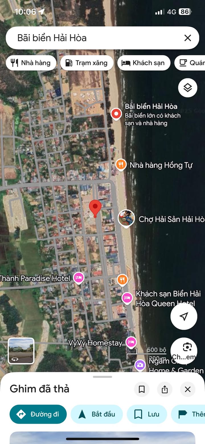 Đất nền đường đôi biển Hải Hoà 2400m² giá chỉ 2x triệu - Sổ đỏ lâu dài!