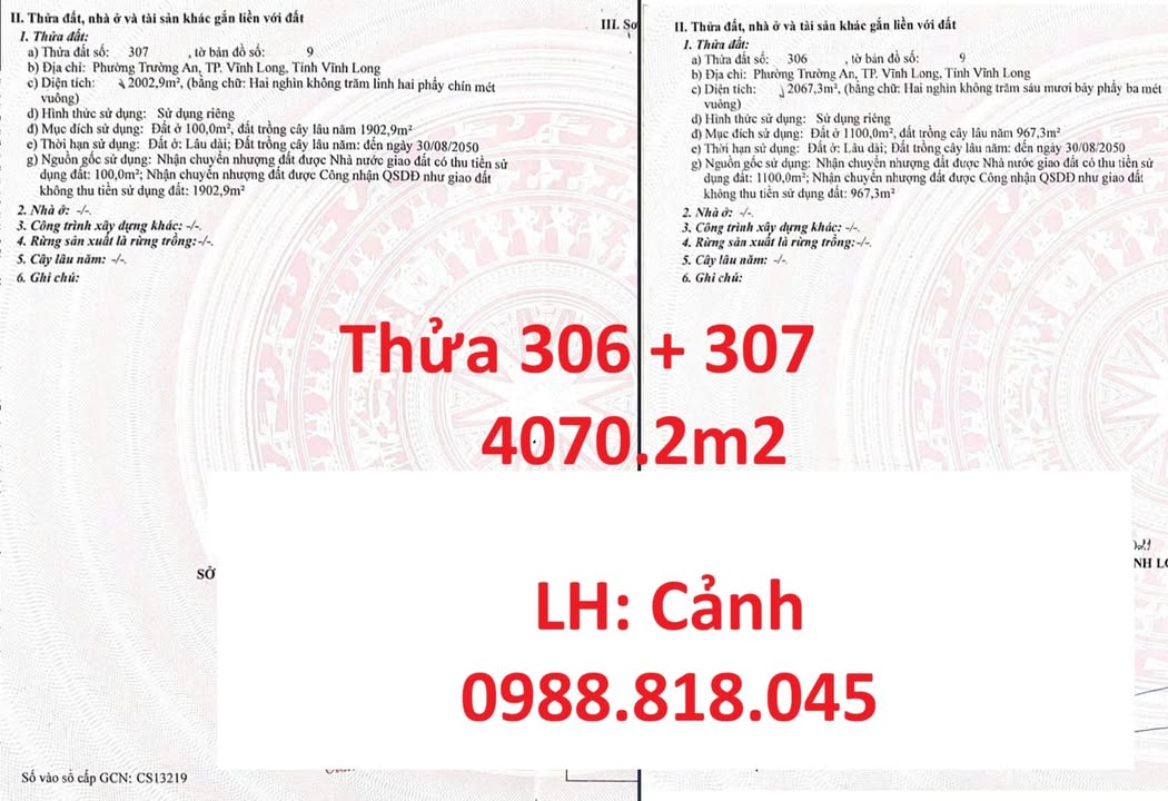 Đất mặt tiền Bờ Kè sông Cổ Chiên, Vĩnh Long 4070m² - Cơ hội đầu tư tuyệt vời!