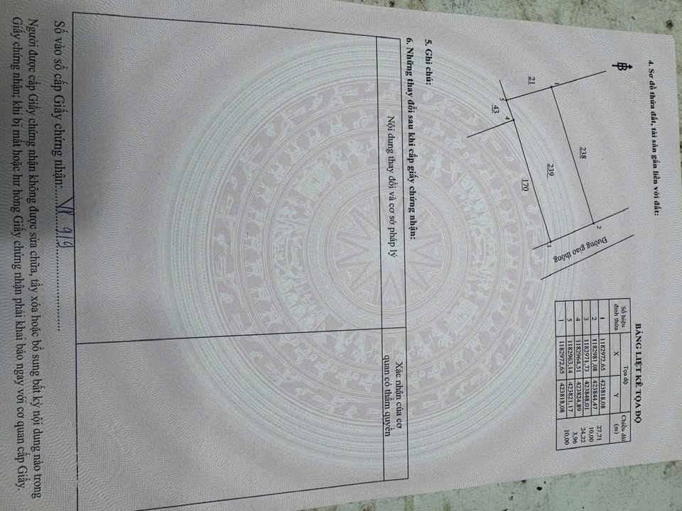 Đất nền Tân Hiệp Long Thành 1027m² - Sổ đỏ chính chủ, giá thỏa thuận